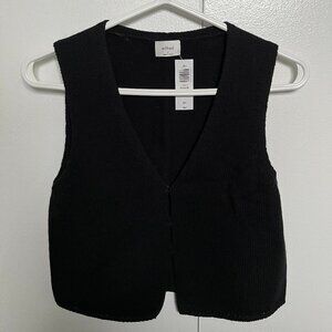 Aritzia Wilfred Basque Sweater Vest